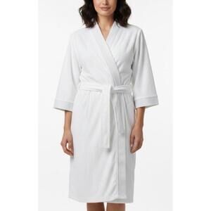 Noire Jasmine Rose Women’s Large White Bath Robe